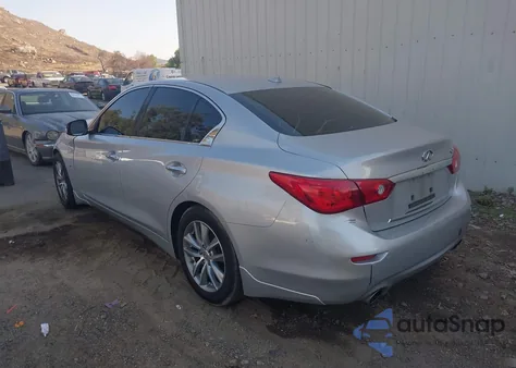 2014 Infiniti Q50 Premium z USA, uszkodzony, nr VIN JN1BV7AP7EM679489